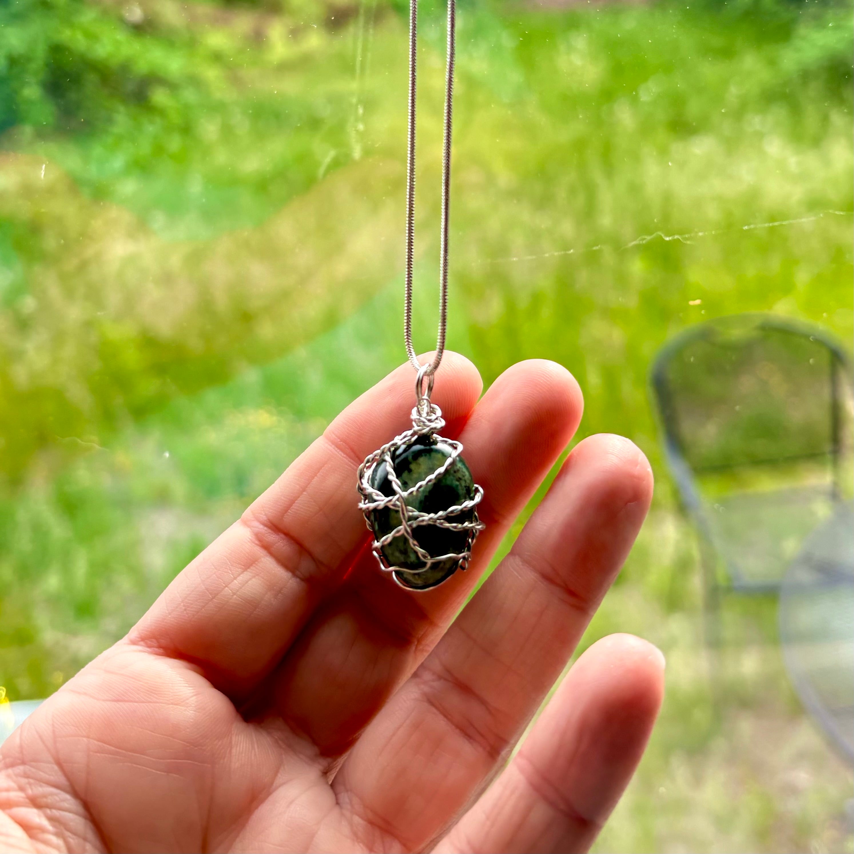 Moss Agate Necklace