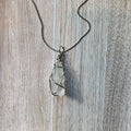 Clear Quartz Crystal Necklace – Handmade Wire Wrapped