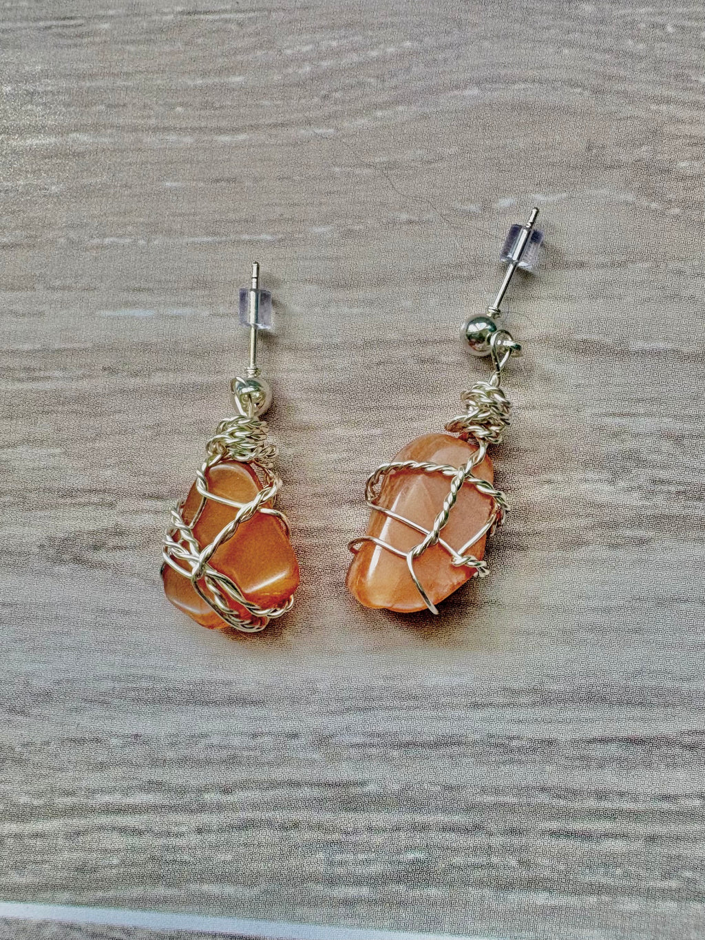 Sunstone Earrings