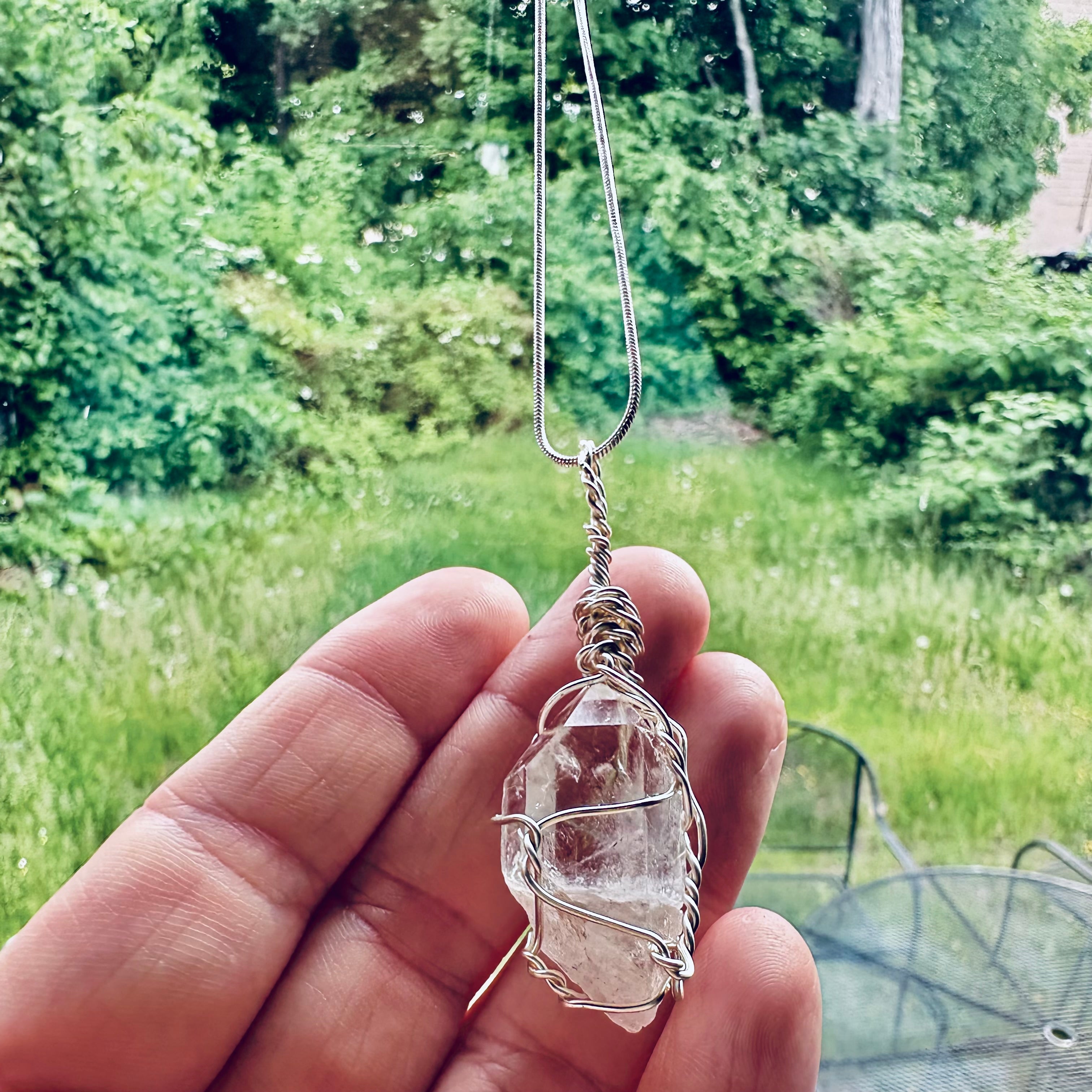 Clear Quartz Necklace