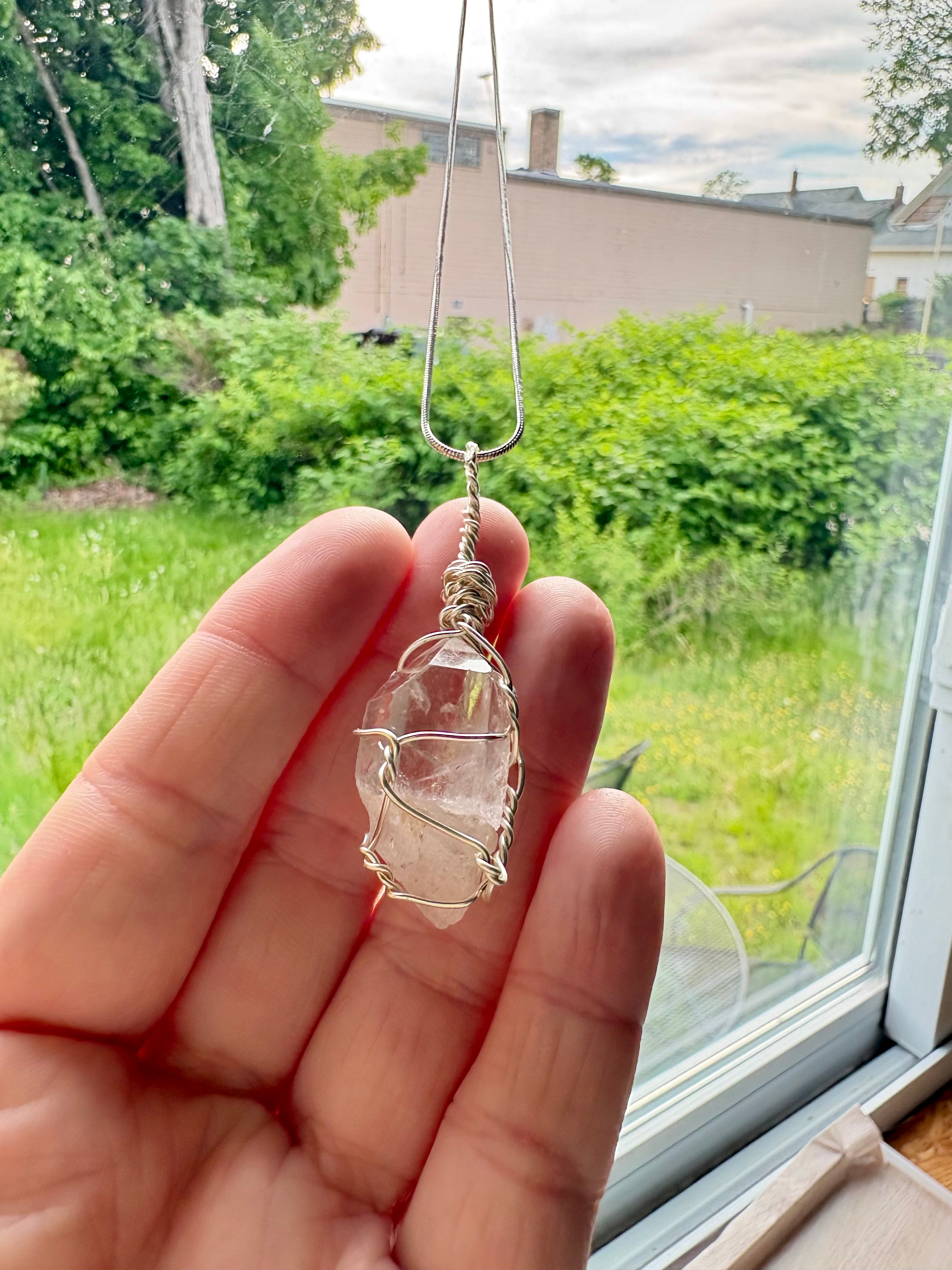 Clear Quartz Necklace