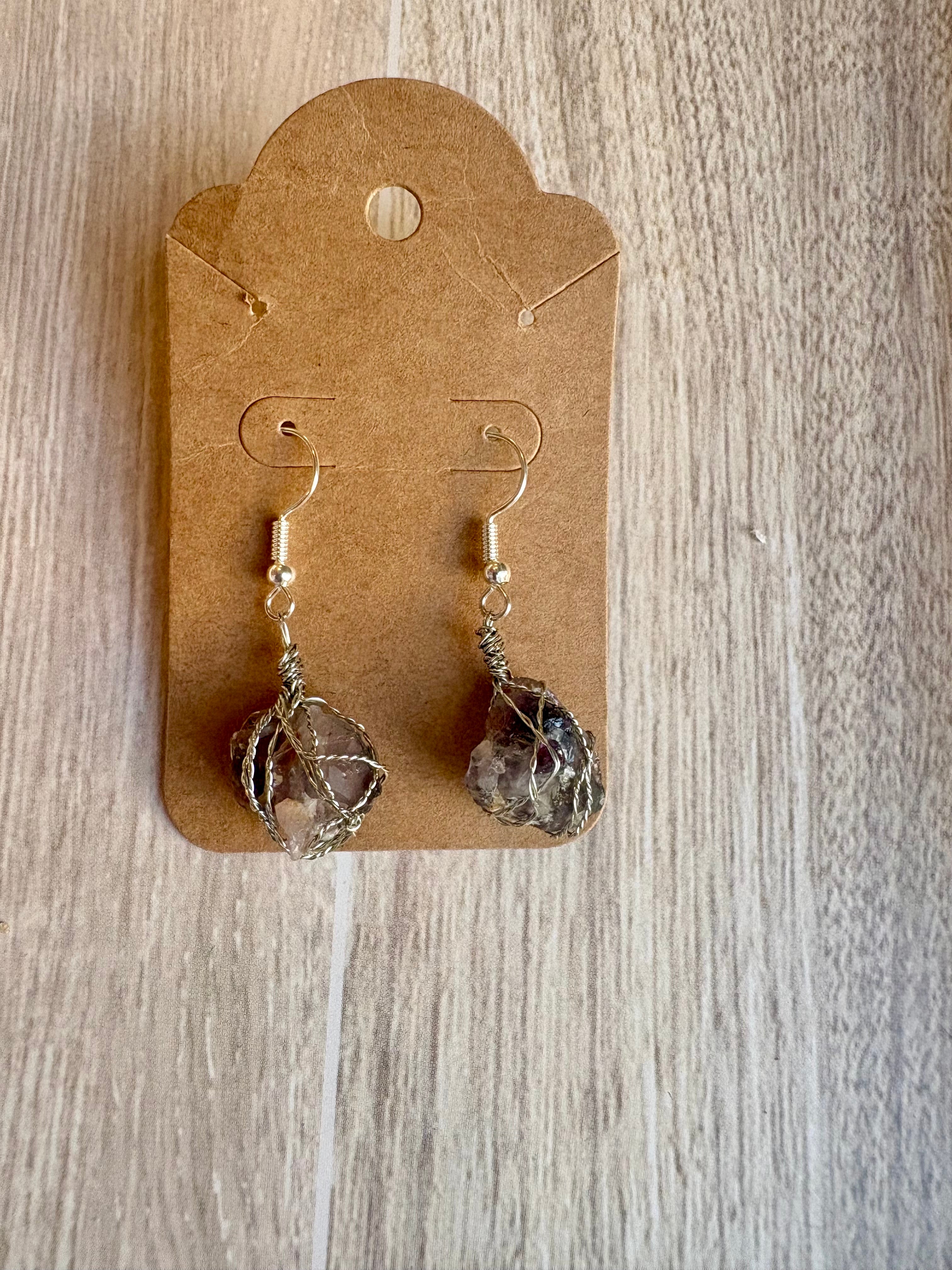 Pendientes de amatista