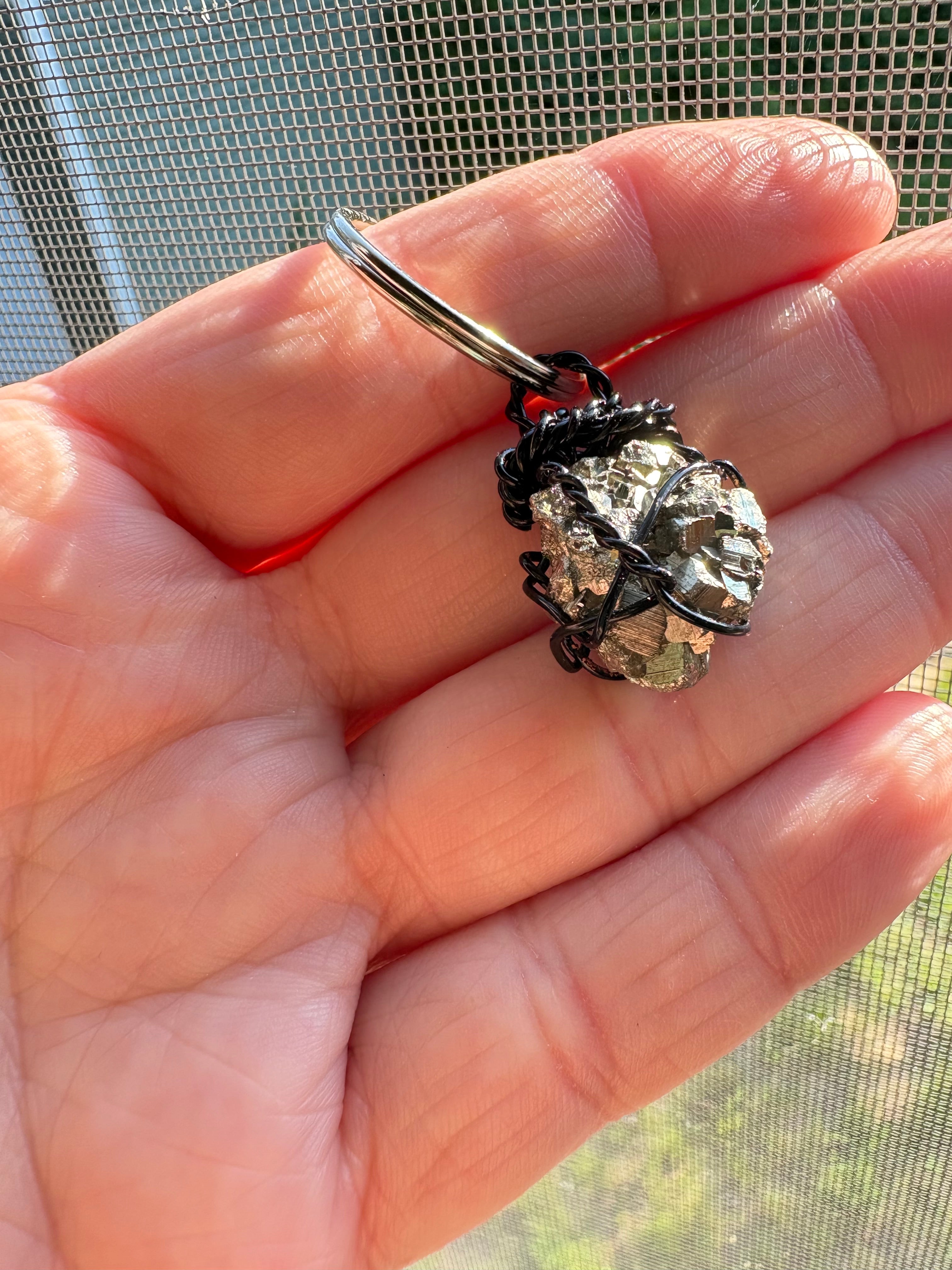 Fools Gold | Pyrite Keychain