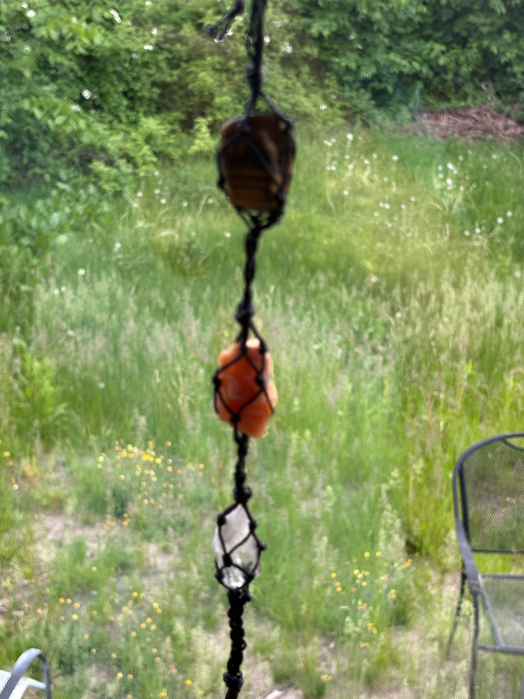 Tigers Eye Macrame Hanging Rope