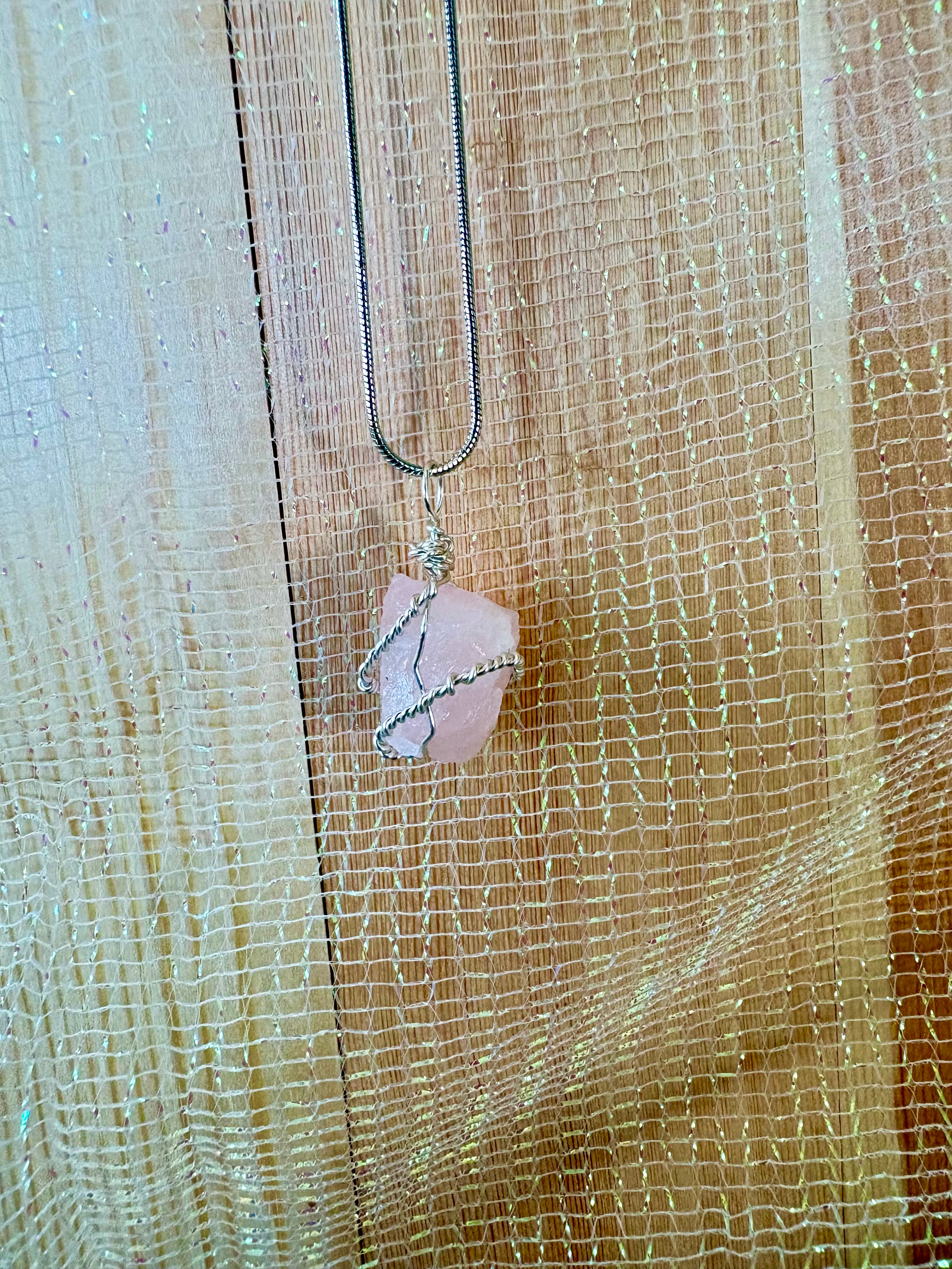 Pendientes de cuarzo transparente
