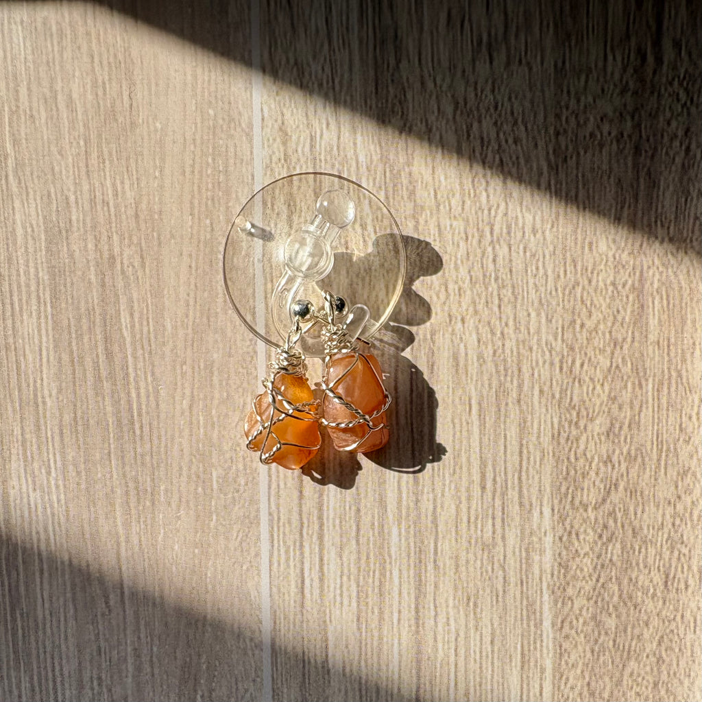 Sunstone Earrings