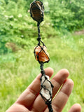 Tigers Eye Macrame Hanging Rope