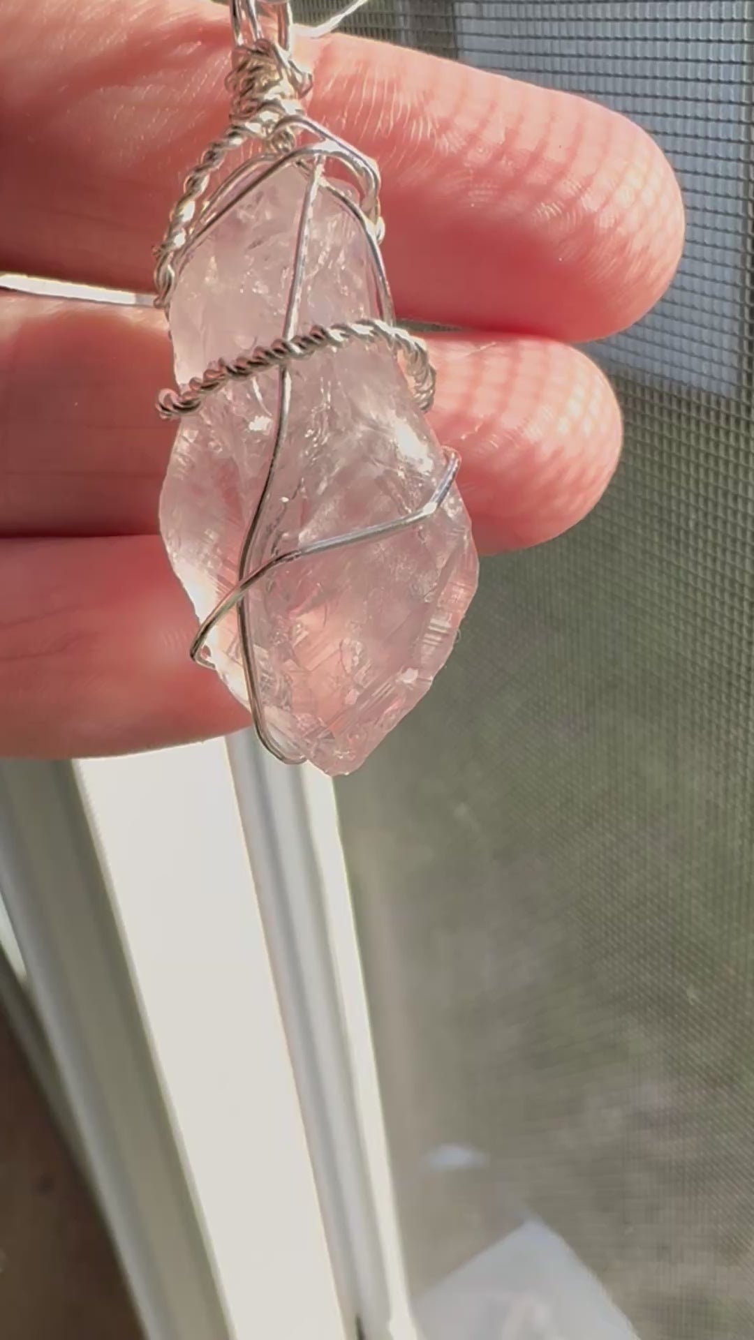Large Clear Quartz Necklace
