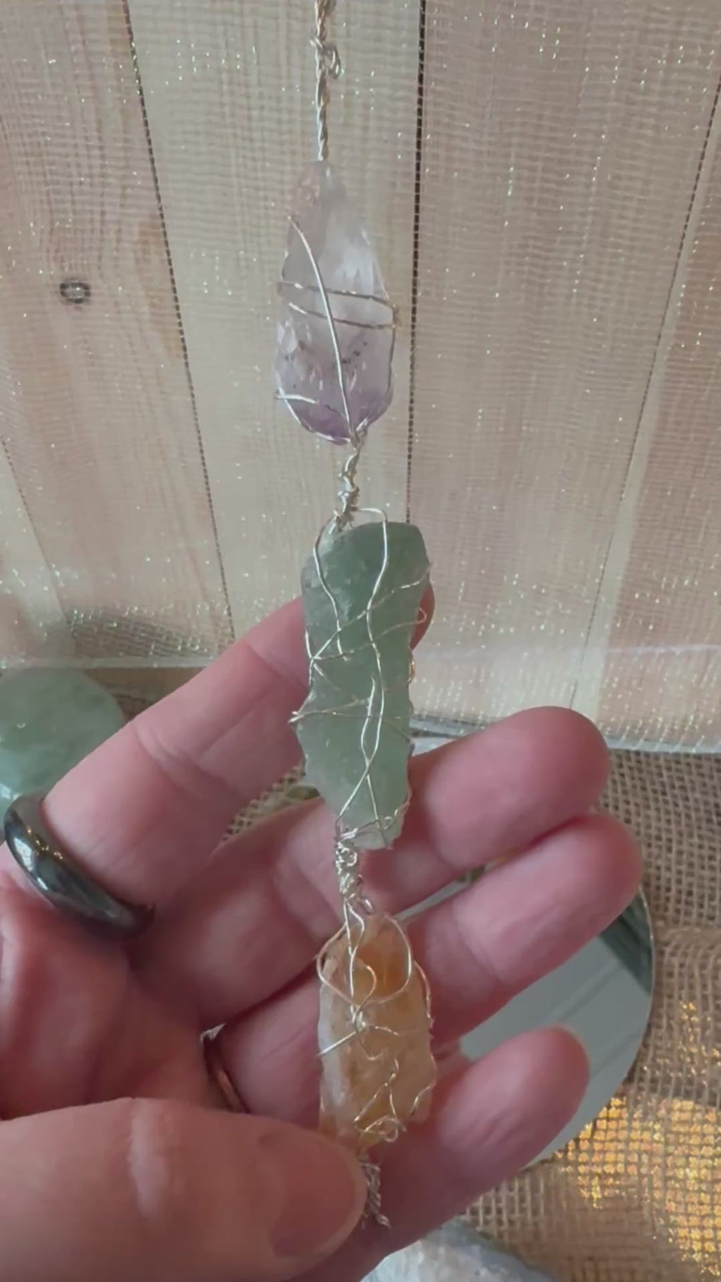 Colgante de cristal